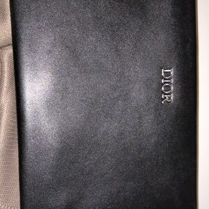 Dior Women's Black Leather Pouch